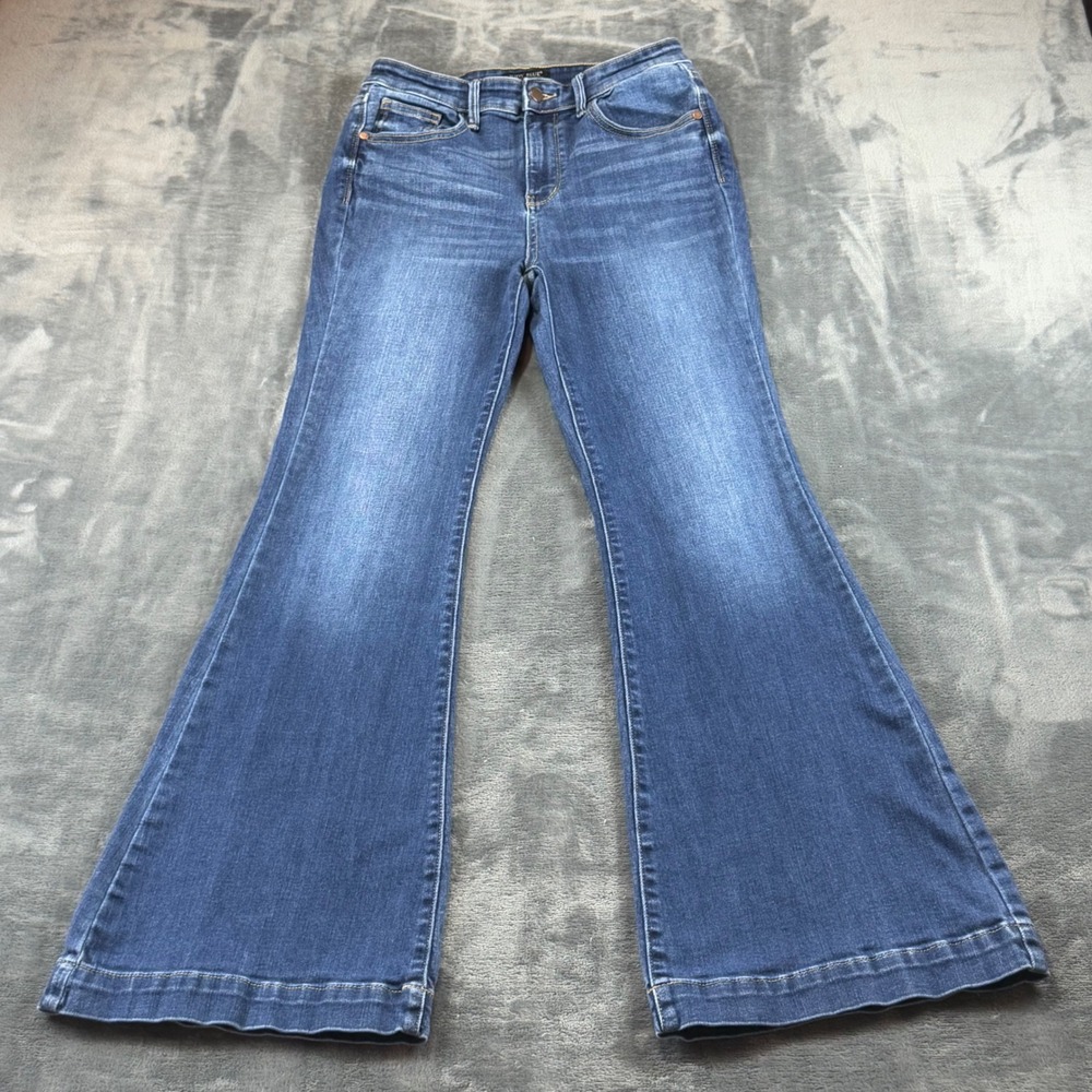 Judy Blue High Waist Flare Jeans Medium Wash JB82443MD Size 7/28 Womens